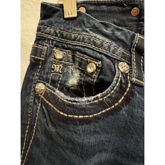 Miss Me Jeans Signature Boot Size 6/28 - Picture 3 of 5